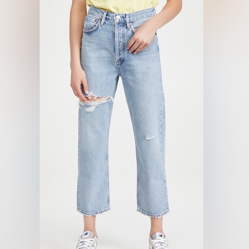 Agolde 90s Crop Loose in Echo